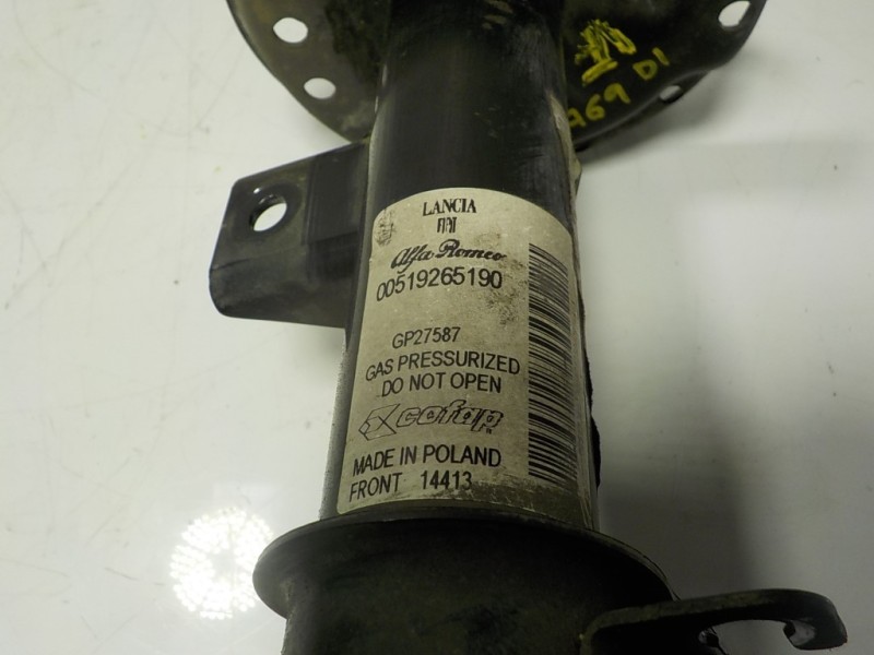 Recambio de amortiguador delantero izquierdo para fiat panda (319) 1.2 cat referencia OEM IAM 51926519 00519265190 