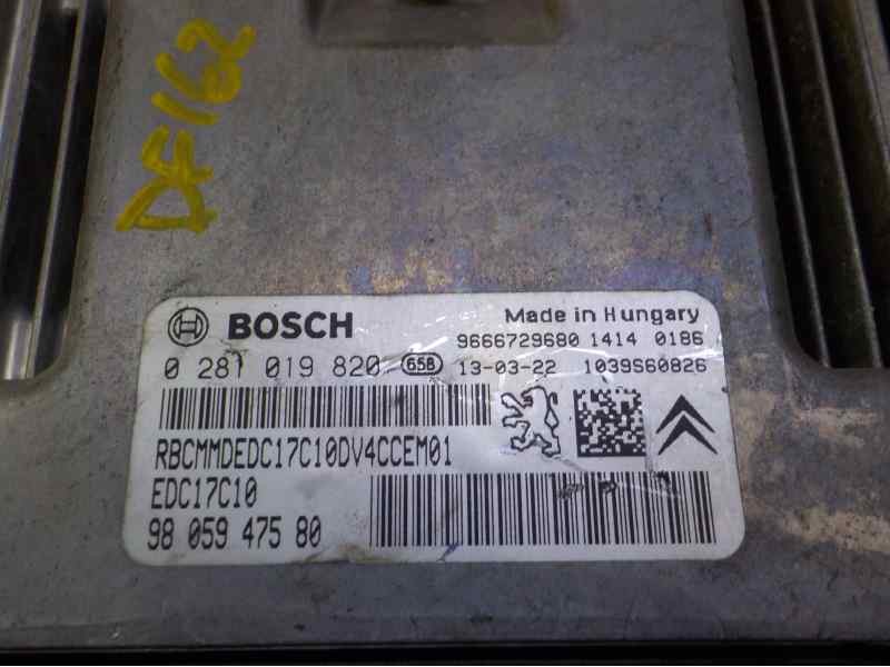 Recambio de centralita motor uce para peugeot 208 1.4 hdi fap referencia OEM IAM   