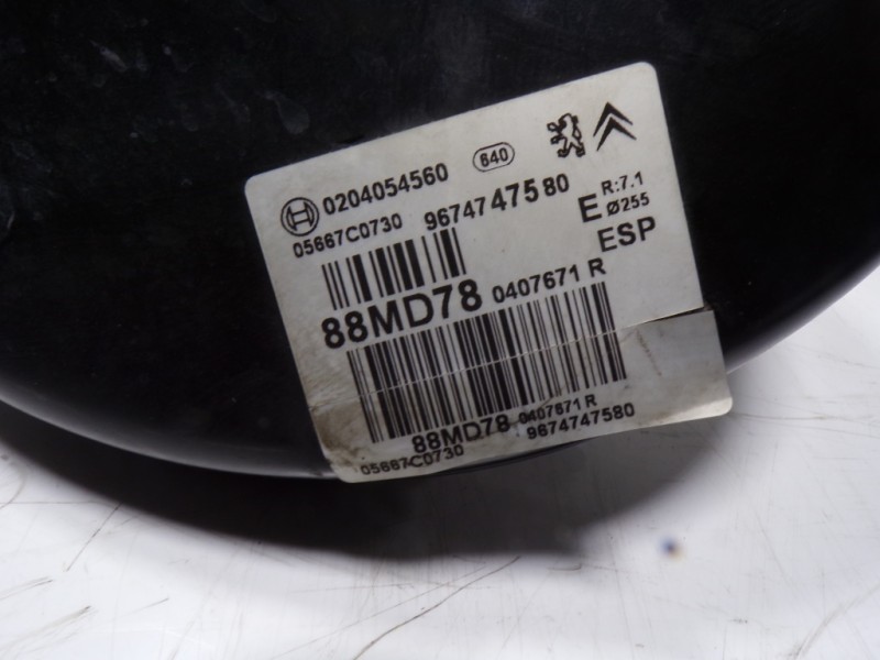 Recambio de servofreno para citroën c4 lim. 1.6 blue-hdi fap referencia OEM IAM 4535ER 9674747580 0204054560