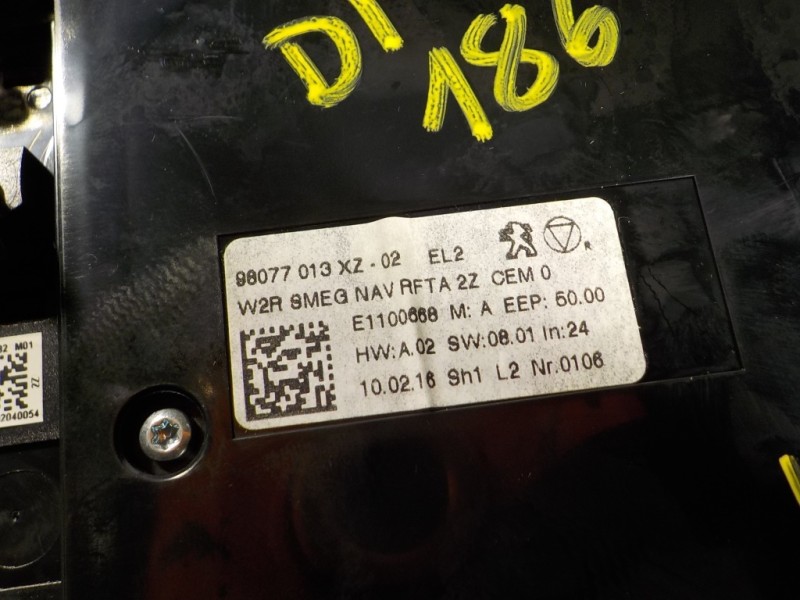 Recambio de mando climatizador para peugeot 508 2.0 blue-hdi fap referencia OEM IAM 98077013XZ 98077013XZ E1100668