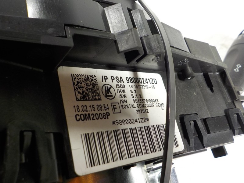 Recambio de mando luces para peugeot 508 2.0 blue-hdi fap referencia OEM IAM 98000241ZD 98000241ZD 