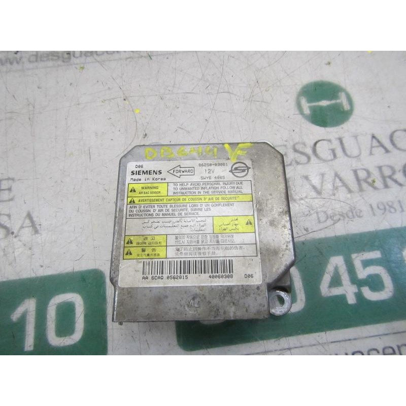 Recambio de centralita airbag para ssangyong kyron 200 xdi limited referencia OEM IAM   