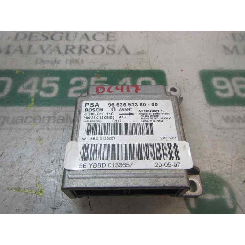 Recambio de centralita airbag para peugeot 207 x-line referencia OEM IAM   