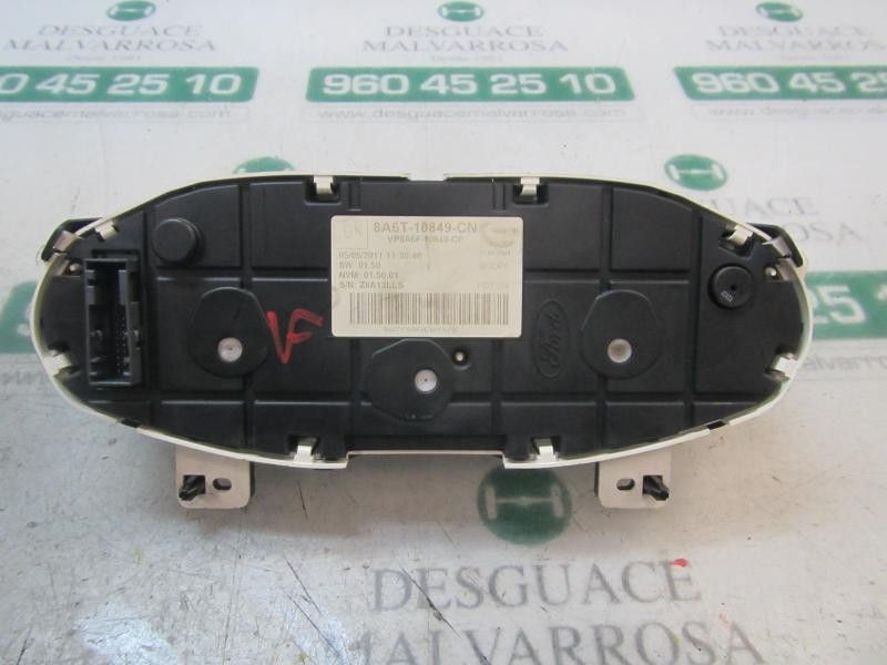Recambio de cuadro instrumentos para ford fiesta (cb1) 1.4 tdci cat referencia OEM IAM 1786850 8A6T10849CN 
