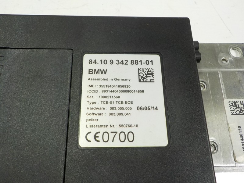 Recambio de modulo electronico para bmw serie 5 touring (f11) 520d xdrive referencia OEM IAM 84109362848 8410934288101 