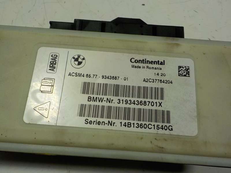 Recambio de modulo electronico para bmw serie 5 touring (f11) 520d xdrive referencia OEM IAM  31934368701X 