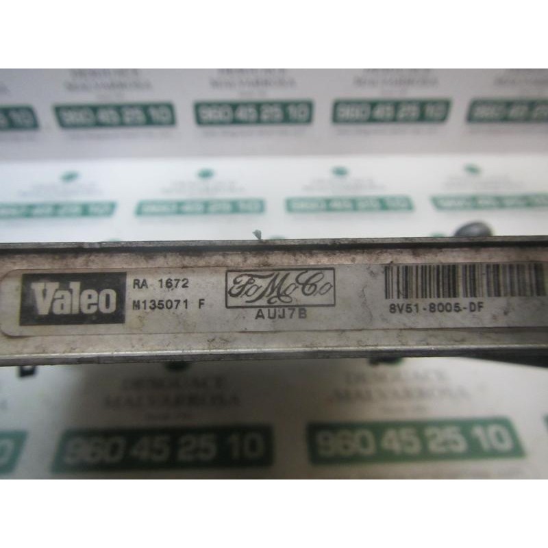Recambio de radiador agua para ford fiesta (cb1) 1.4 tdci cat referencia OEM IAM 1772863 8V518005DF 