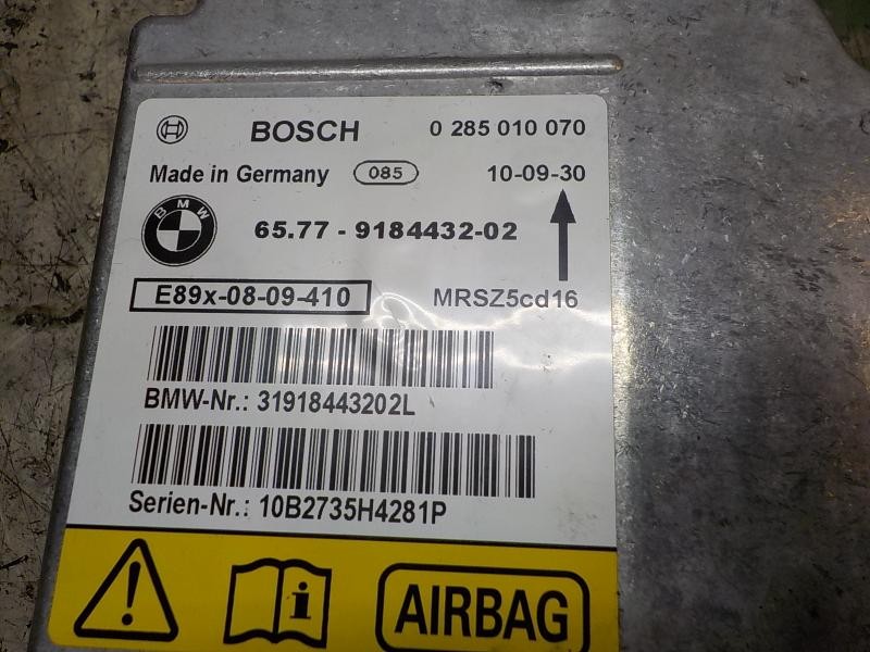 Recambio de centralita airbag para bmw serie 3 berlina (e90) 320d referencia OEM IAM 65779184432 65779184432 0285010070