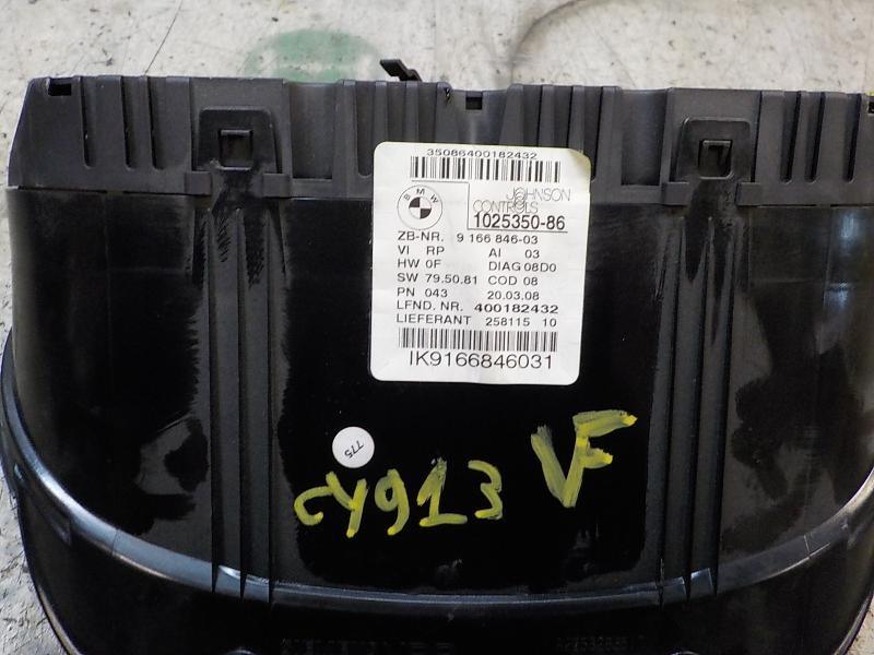 Recambio de cuadro instrumentos para bmw serie 3 berlina (e90) 320d referencia OEM IAM 62109316127 9166846031 102535086