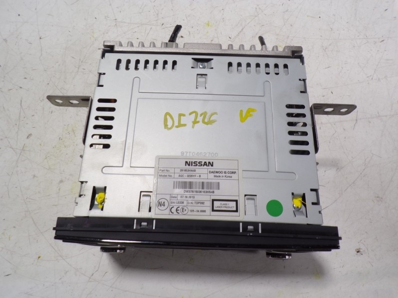 Recambio de sistema audio / radio cd para nissan micra (k13) 1.2 cat referencia OEM IAM 281853HN4B 281853HN4B 