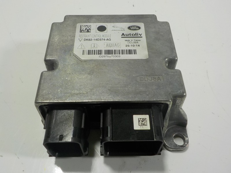 Recambio de centralita airbag para land rover evoque 2.2 td4 cat referencia OEM IAM LR072410 DK6214D374AG 