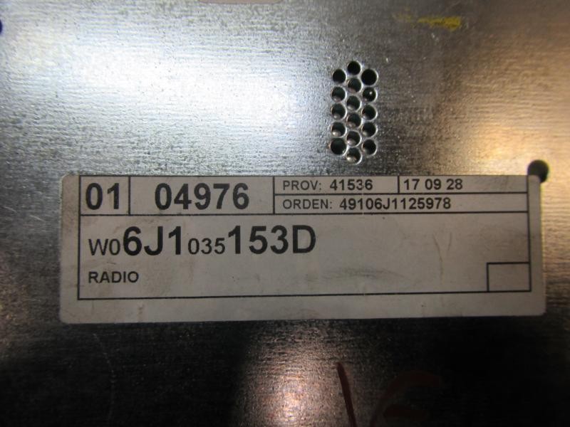 Recambio de sistema audio / radio cd para seat ibiza (6j5) 1.4 tdi referencia OEM IAM   