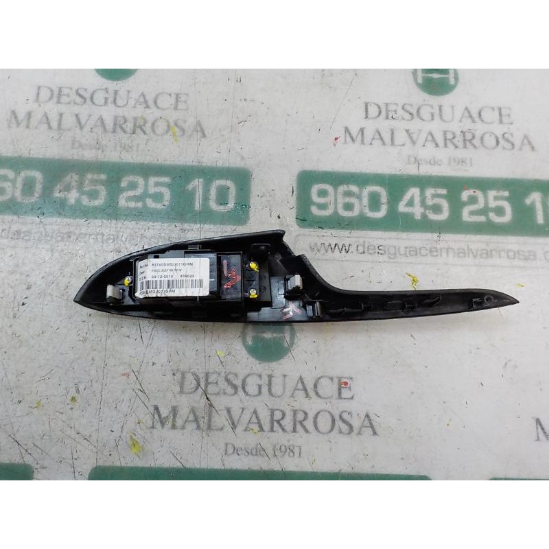 Recambio de mando elevalunas trasero izquierdo para honda civic berlina (fn) 2.2 ctdi referencia OEM IAM 35770SMGE02 83740SMGU01