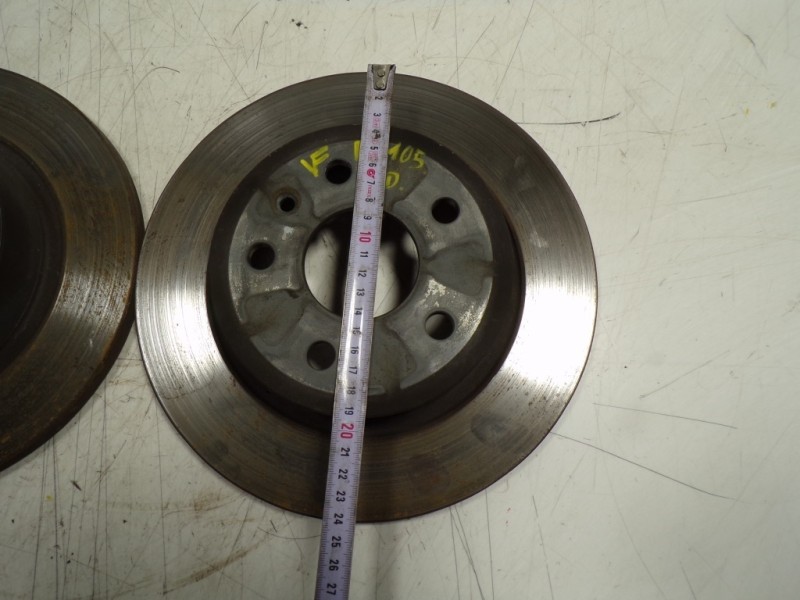 Recambio de disco freno trasero para opel mokka 1.6 cdti dpf referencia OEM IAM 13502135  