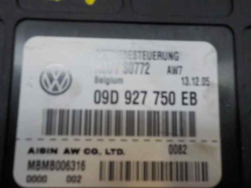 Recambio de centralita cambio automatico para volkswagen touareg (7la) tdi v6 referencia OEM IAM 09D927750EB 09D927750EB 