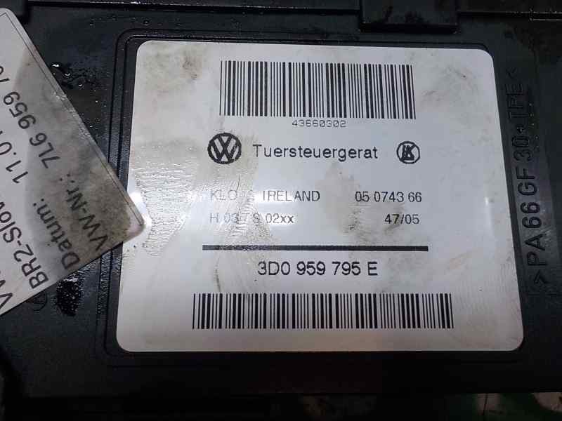 Recambio de motor elevalunas trasero izquierdo para volkswagen touareg (7la) tdi v6 referencia OEM IAM 7L0959703D05Y 3D0959795E 