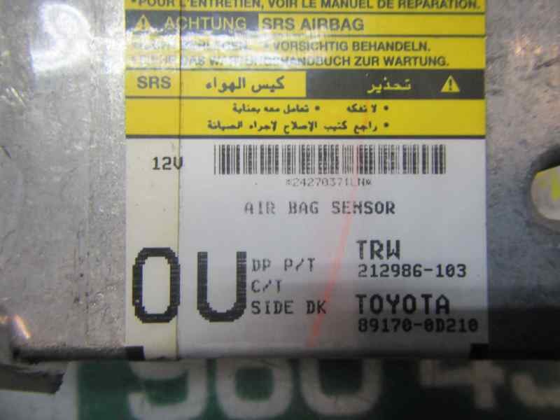 Recambio de centralita airbag para toyota yaris (ksp9/scp9/nlp9) 1.4 turbodiesel cat referencia OEM IAM   