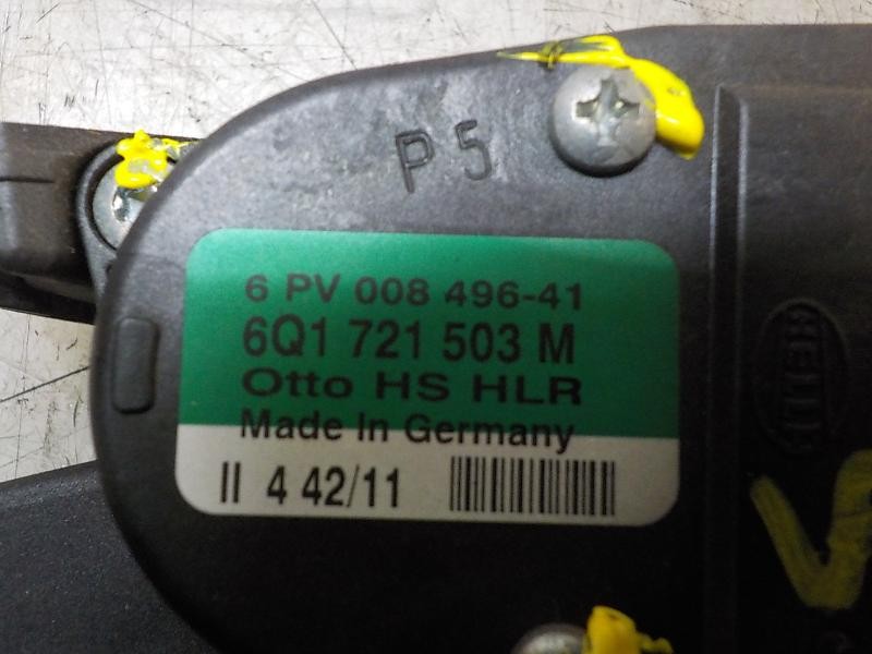 Recambio de potenciometro pedal para seat ibiza sc (6j1) reference referencia OEM IAM 6Q1721503M 6Q1721503M 