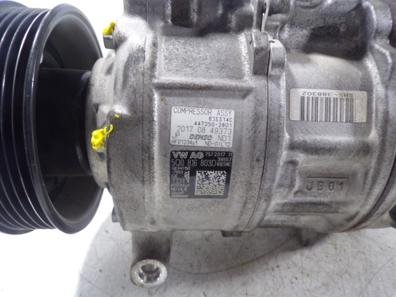 Recambio de compresor aire acondicionado para volkswagen polo 1.0 referencia OEM IAM 5Q0816803D 5Q0816803D 4472502801
