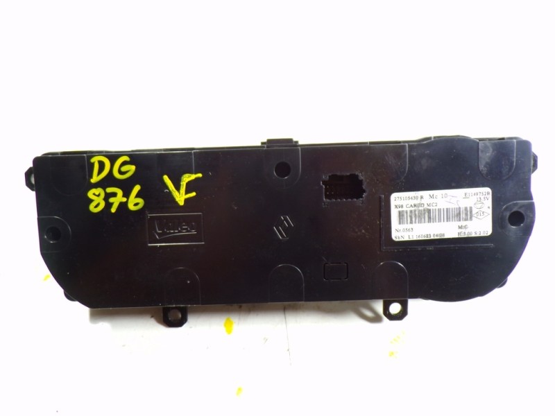 Recambio de mando climatizador para renault clio iv limited referencia OEM IAM 275105430R 275105430R 