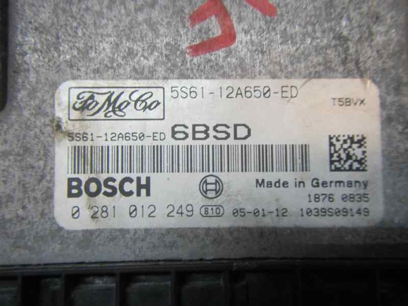 Recambio de centralita motor uce para ford fiesta (cbk) 1.6 tdci cat referencia OEM IAM   