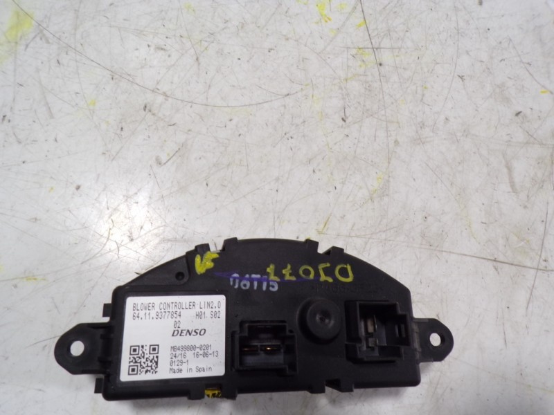 Recambio de resistencia calefaccion para mini mini (f56) 1.5 12v turbodiesel referencia OEM IAM 64117952061 64119377854 