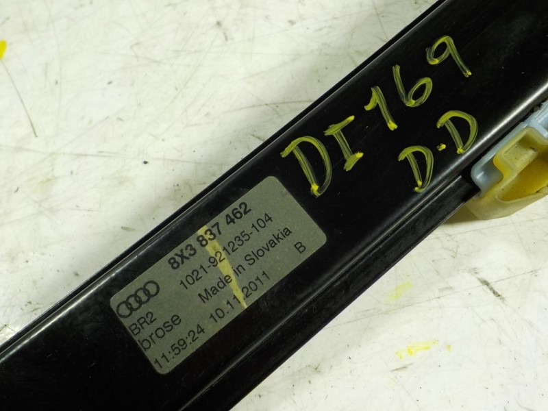 Recambio de elevalunas delantero derecho para audi a1 (8x) 1.6 tdi referencia OEM IAM 8X3837462 8X3837462 