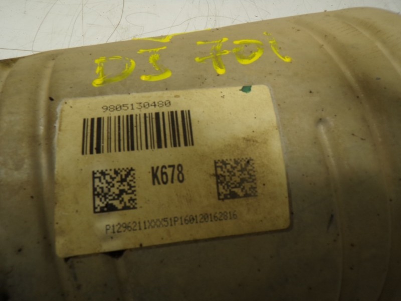 Recambio de catalizador para peugeot partner tepee b9 1.6 16v hdi referencia OEM IAM 98051530480 9805130480 