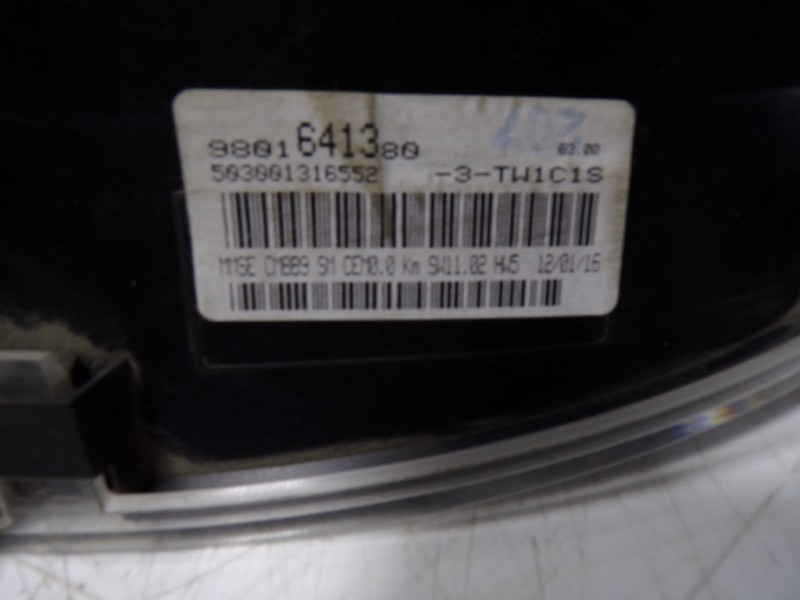 Recambio de cuadro instrumentos para peugeot partner tepee b9 1.6 16v hdi referencia OEM IAM 9801641380 9801641380 