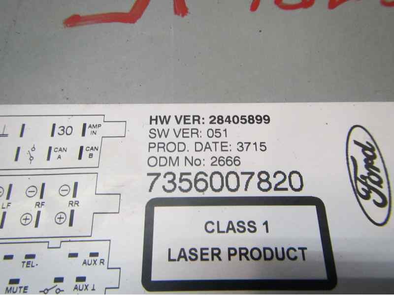 Recambio de sistema audio / radio cd para ford ka (ccu) trend + referencia OEM IAM   