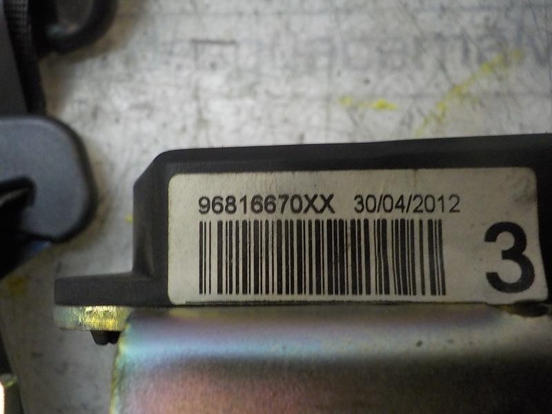 Recambio de cinturon seguridad trasero izquierdo para peugeot 308 sw envy referencia OEM IAM 8975T6  