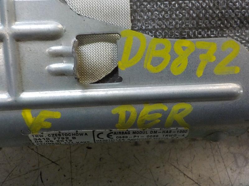 Recambio de airbag cortina delantero derecho para peugeot 308 sw envy referencia OEM IAM 8338U7  