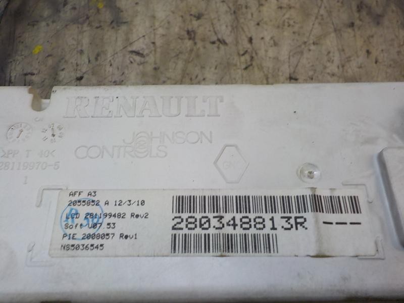 Recambio de pantalla multifuncion para renault fluence dynamique referencia OEM IAM 280348813R 280348813R 