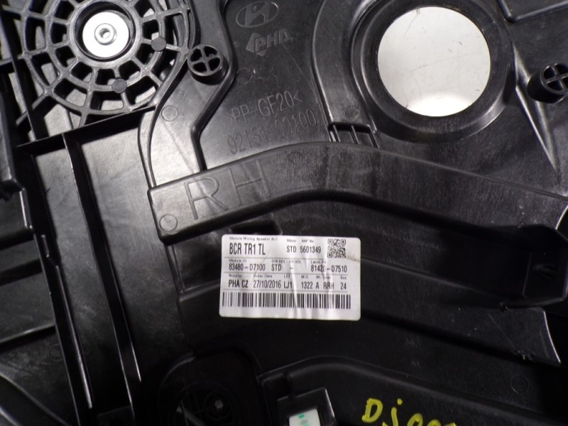 Recambio de elevalunas trasero derecho para hyundai tucson essence bluedrive 2wd referencia OEM IAM 83481D7000 83480D7100 