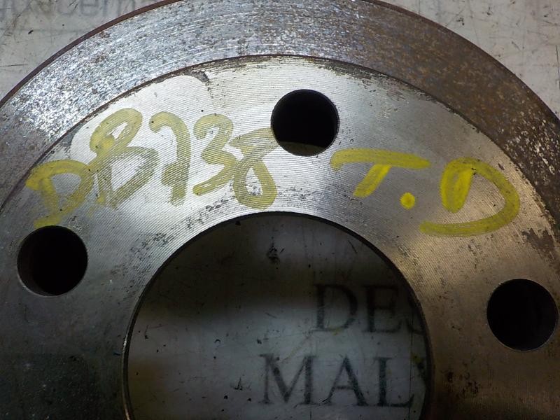 Recambio de disco freno trasero para skoda superb (3u4) 2.5 v6 tdi cat (bdg) referencia OEM IAM   