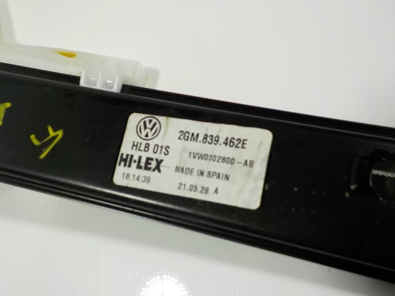 Recambio de elevalunas trasero derecho para volkswagen t-cross 1.0 tsi referencia OEM IAM 2GM839462E 2GM839462E 