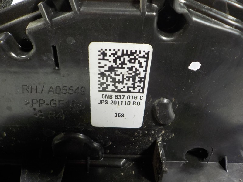 Recambio de cerradura puerta delantera derecha para volkswagen arteon (3h7) elegance referencia OEM IAM 5NB837016E 5NB837016C 