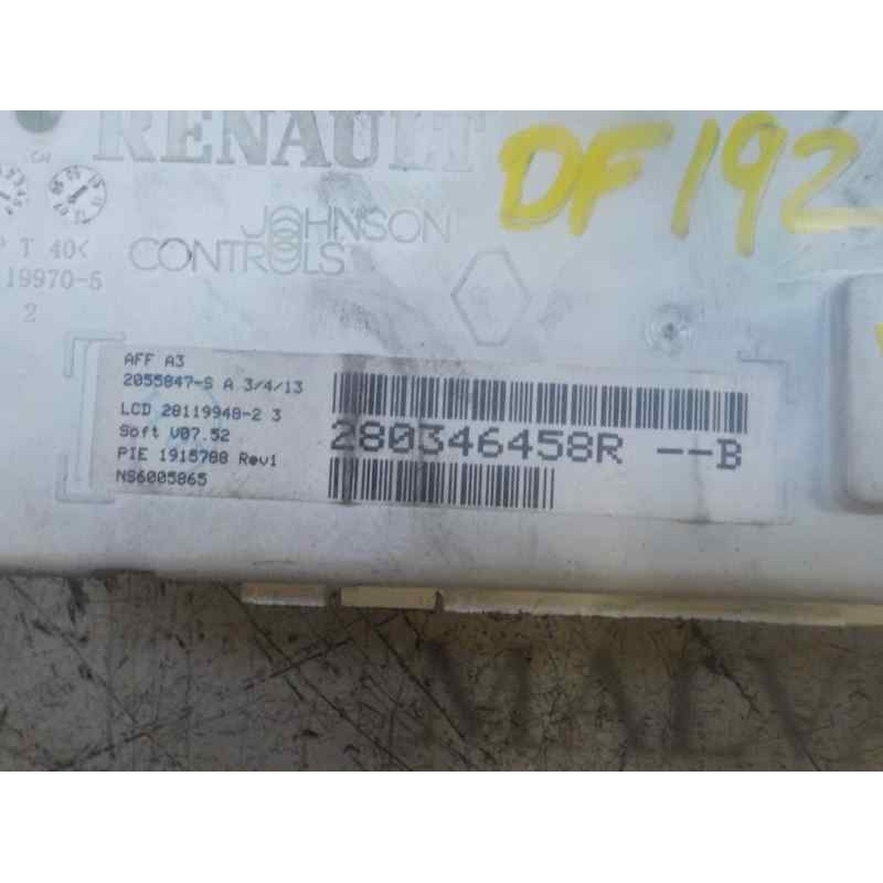 Recambio de pantalla multifuncion para renault megane iii berlina 5 p 1.2 16v referencia OEM IAM   