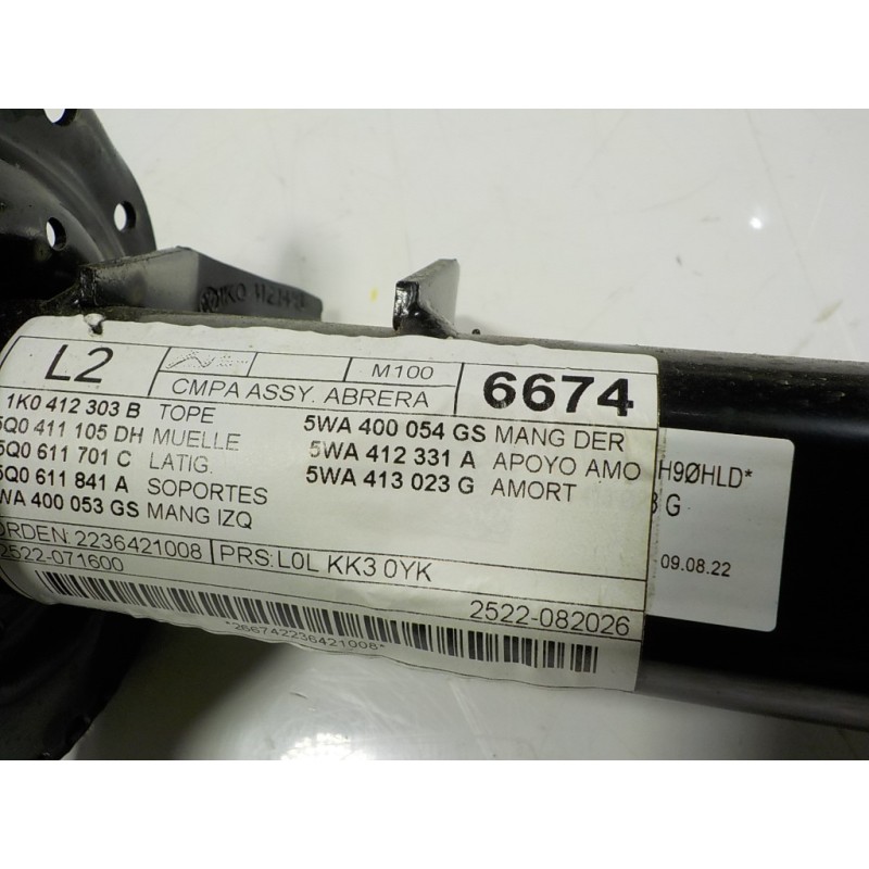 Recambio de amortiguador delantero derecho para seat leon sportstourer (kl8) xcellence referencia OEM IAM 5WA413023G 5WA413023G 