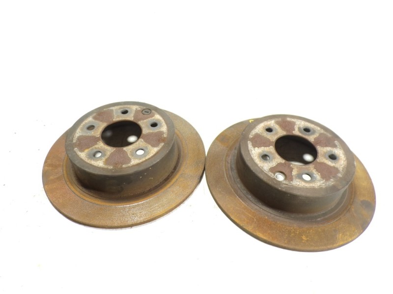 Recambio de disco freno trasero para nissan qashqai (j10) 1.6 16v cat referencia OEM IAM 43206JD00A  