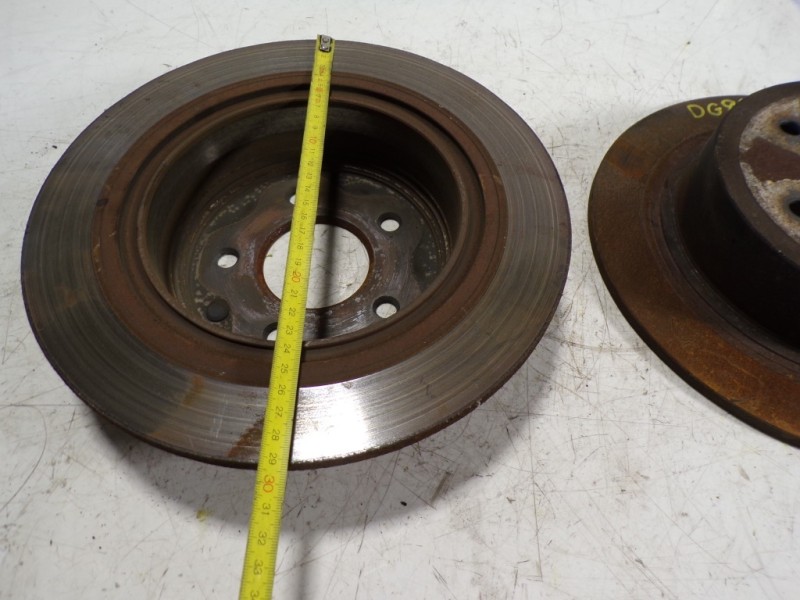 Recambio de disco freno trasero para nissan qashqai (j10) 1.6 16v cat referencia OEM IAM 43206JD00A  