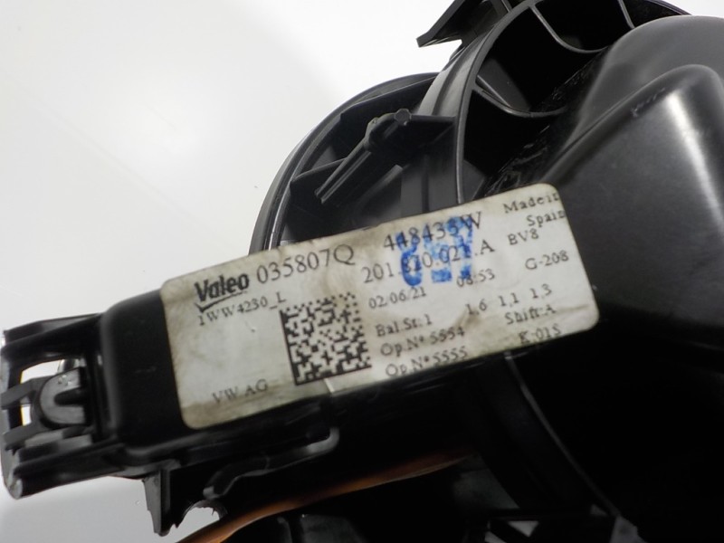 Recambio de motor calefaccion para volkswagen t-cross 1.0 tsi referencia OEM IAM 2Q1820021A 035807Q 