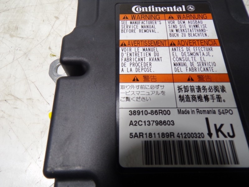 Recambio de centralita airbag para suzuki vitara 1.4 16v boosterjet cat referencia OEM IAM  3891086R00 