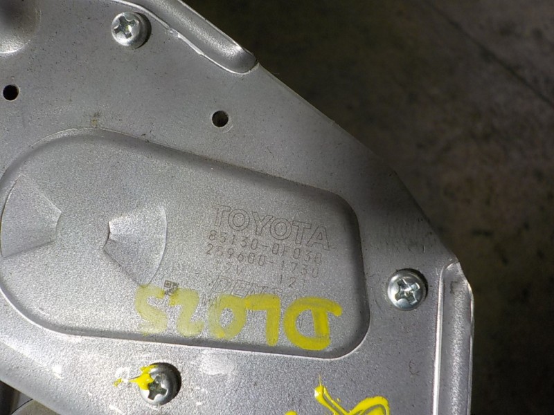 Recambio de motor limpia trasero para toyota verso 1.6 16v cat referencia OEM IAM 851300F030 851300F030 