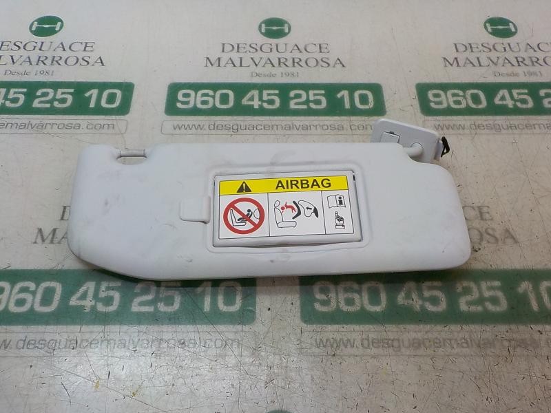 Recambio de parasol derecho para peugeot 2008 (--.2013) allure referencia OEM IAM 16125932PR  