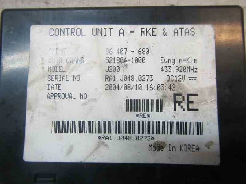 Recambio de modulo electronico para chevrolet nubira berlina 1.6 cat referencia OEM IAM   