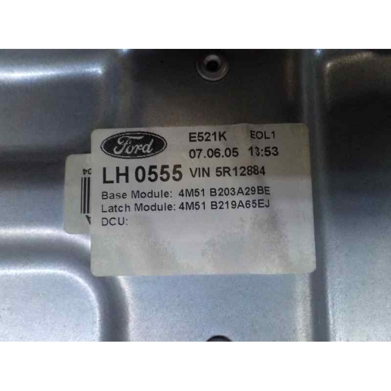 Recambio de elevalunas delantero izquierdo para ford focus berlina (cap) 1.8 tdci turbodiesel cat referencia OEM IAM   