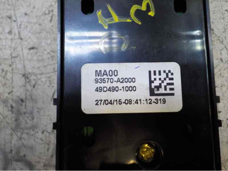 Recambio de mando elevalunas delantero izquierdo para kia cee´d 1.4 cat referencia OEM IAM 93570A2000WK 93570A2000 