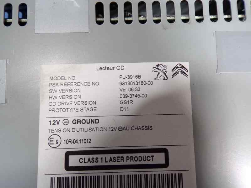 Recambio de sistema audio / radio cd para citroën c4 lim. 1.2 12v e-thp referencia OEM IAM   