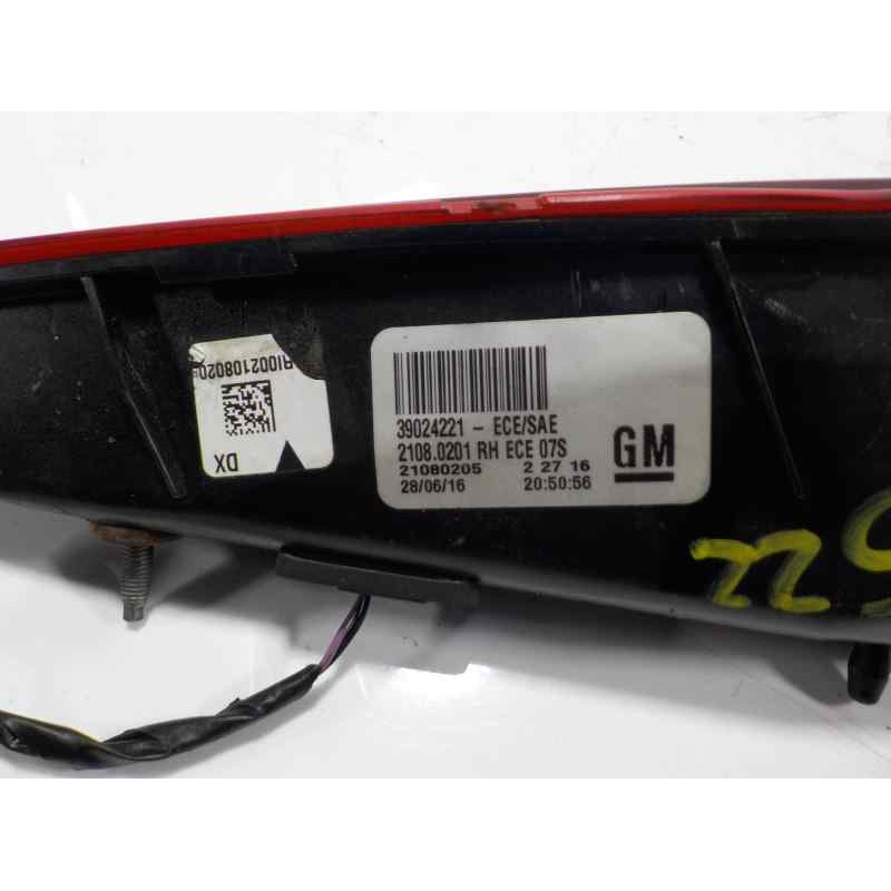 Recambio de piloto trasero derecho interior para opel insignia berlina 1.6 cdti dpf referencia OEM IAM   